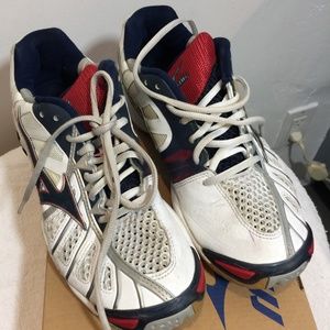 MIZUNO Boys Volleyball Shoes WAVE TORNADO X White